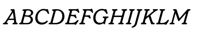 Grenette Pro Italic Font UPPERCASE