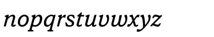 Grenette Pro Italic Font LOWERCASE