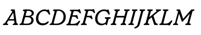 Grenette Pro Variable Italic Font UPPERCASE