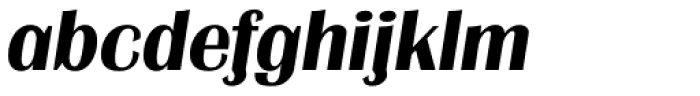 Grenoble Serial Bold Italic Font LOWERCASE