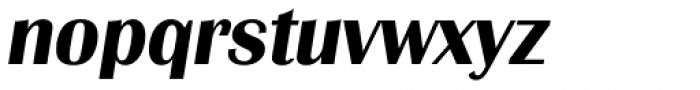Grenoble Serial Bold Italic Font LOWERCASE