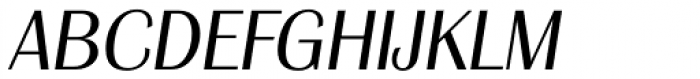 Grenoble Serial Light Italic Font UPPERCASE