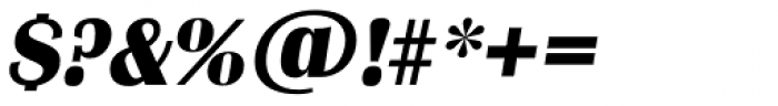 Grenoble TS ExtraBold Italic Font OTHER CHARS