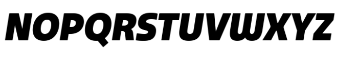 Gresco Black Oblique Font UPPERCASE