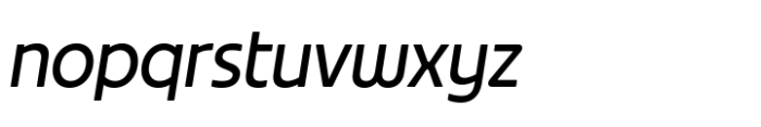 Gresco Oblique Font LOWERCASE