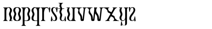 Gresida Font LOWERCASE