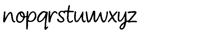 Gresley Script Gresley Sans Regular Font LOWERCASE