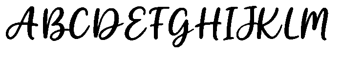 Gresley Script Regular Font UPPERCASE