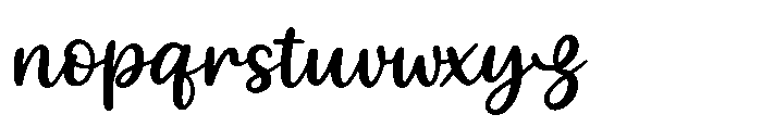 Gresley Script Regular Font LOWERCASE