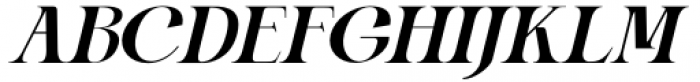 Gretha Bold Italic Font UPPERCASE