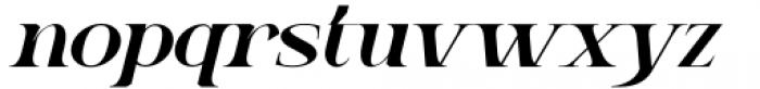 Gretha Bold Italic Font LOWERCASE