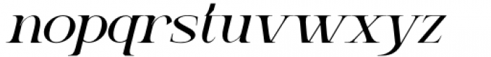 Gretha Medium Italic Font LOWERCASE