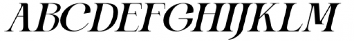 Gretha Semi Bold Italic Font UPPERCASE