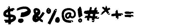 Grey Slate Font OTHER CHARS