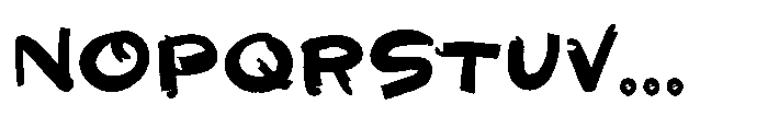 Grey Slate Font UPPERCASE