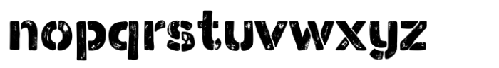 Greyblock Font LOWERCASE