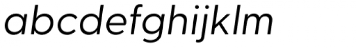 Greycliff CF Regular Oblique Font LOWERCASE