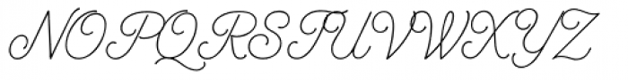 Greyhound Script Font UPPERCASE