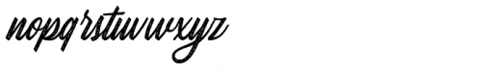 Greyspark Script Stamp Font LOWERCASE