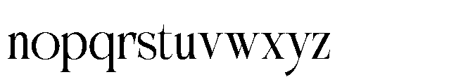 Grezia Font LOWERCASE