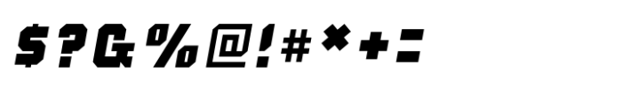 Grid Hero Italic Font OTHER CHARS