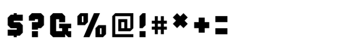 Grid Hero Regular Font OTHER CHARS
