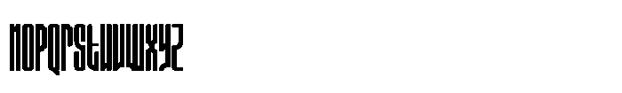 Grid Locke Regular Font LOWERCASE