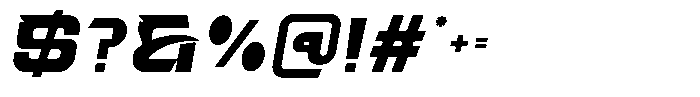Gridapex Italic Font OTHER CHARS