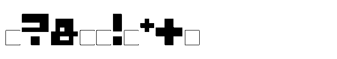 Gridded Font OTHER CHARS