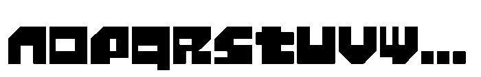Gridded Font UPPERCASE