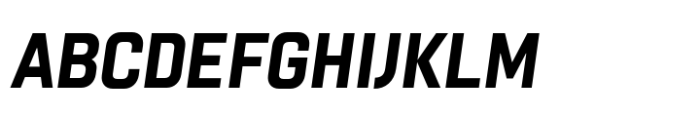 Gridink Bold Oblique Font UPPERCASE