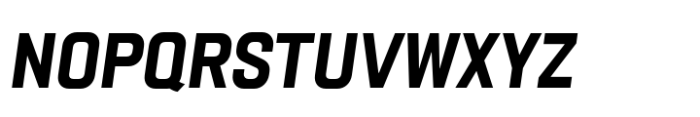 Gridink Bold Oblique Font UPPERCASE