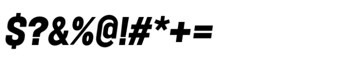 Gridink Extra Bold Oblique Font OTHER CHARS