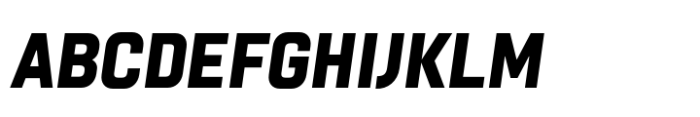 Gridink Extra Bold Oblique Font UPPERCASE
