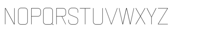 Gridink Thin Font UPPERCASE