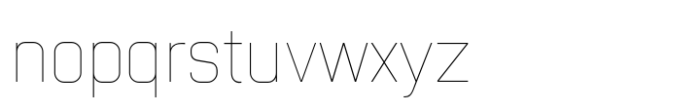 Gridink Thin Font LOWERCASE