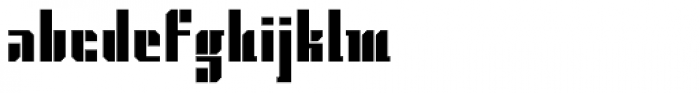 Gridiot Chunky Font LOWERCASE