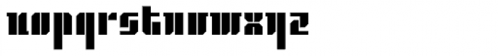 Gridiot Chunky Font LOWERCASE