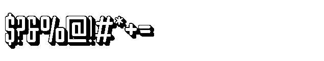 Gridpact Extrude Regular Font OTHER CHARS