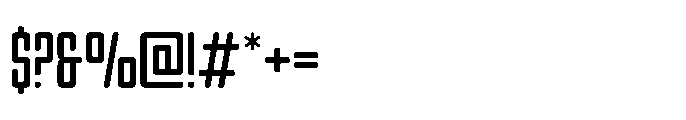 Gridpact Regular Font OTHER CHARS