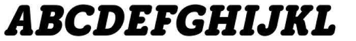 Grifa Slab Bold Italic Font UPPERCASE