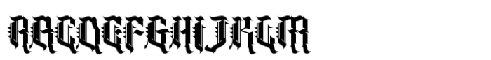 Griffends Font UPPERCASE
