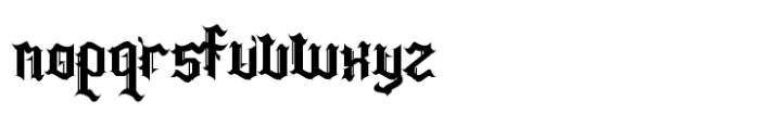 Griffends Font LOWERCASE