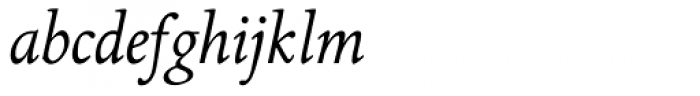 Griffo Classico Italic Font LOWERCASE