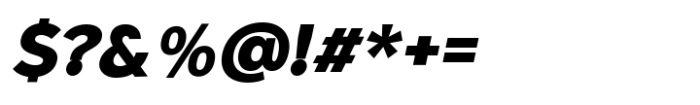 Grift Black Italic Font OTHER CHARS