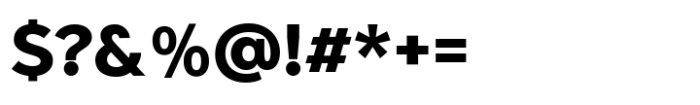 Grift Extra Bold Font OTHER CHARS