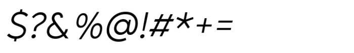 Grift Light Italic Font OTHER CHARS