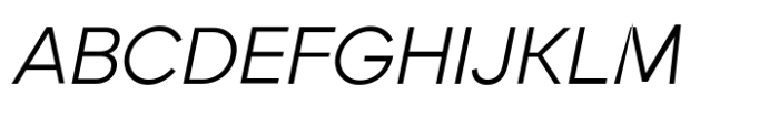 Grift Light Italic Font UPPERCASE