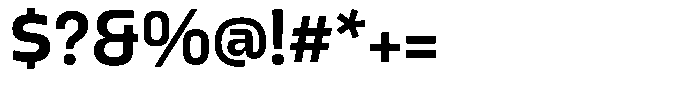 Griga Bold Font OTHER CHARS