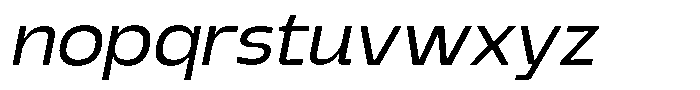 Griga Italic Font LOWERCASE
